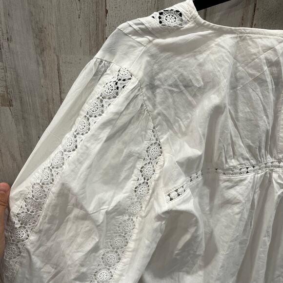 MOS The Label Botanic Fields Dress In Ivory White Eyelet Lace Womens Size US 6 - Picture 5 of 7